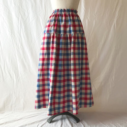 Long Skirt(French marine check) 第2張的照片