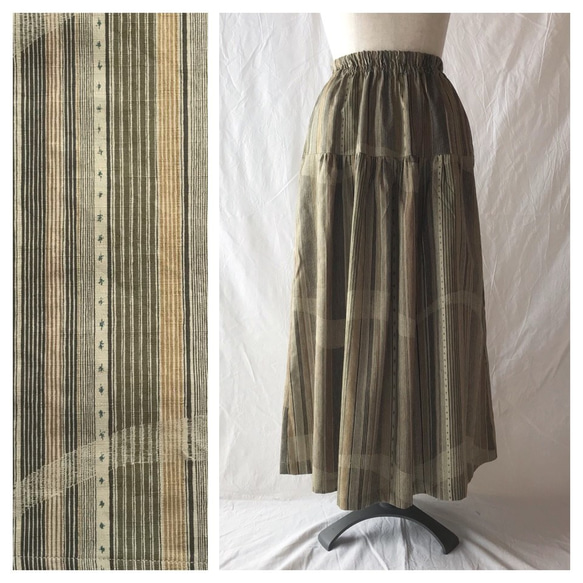 Long Skirt(Japanese style:Stripe) 第1張的照片