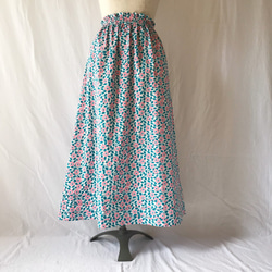 野の花揺れるシンプルAラインスカート（フレイヤ） 2枚目の画像