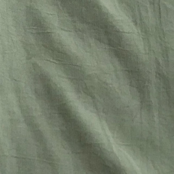 溫暖的基本薄燈芯絨長裙褲（煙熏綠色） 第3張的照片