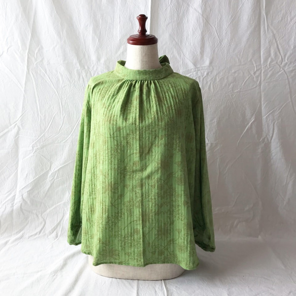 Romanee女襯衫（Nanagusa：綠色） 第1張的照片