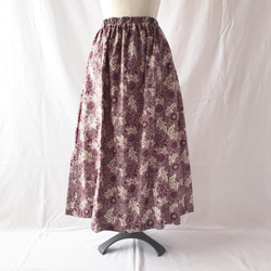 【寬鬆清爽】85cm：長方形裙（歐系：紫色） 第3張的照片