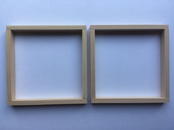 木の枠（２個セット） 2枚目の画像
