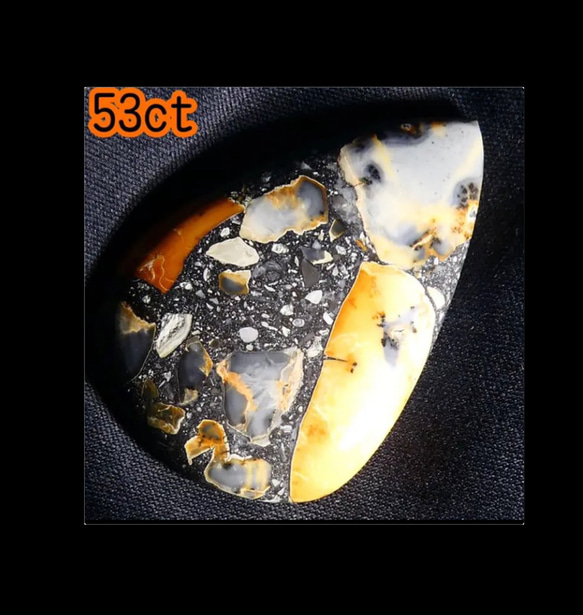 マリガノジャスパーと黒色天然石のピアス MJS1-7.jpg