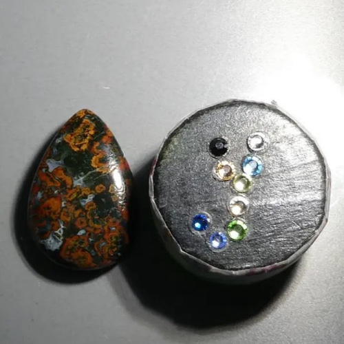 26ct ハンガリーアゲート 天然石 ルース DIY ハンドメイド 素材 