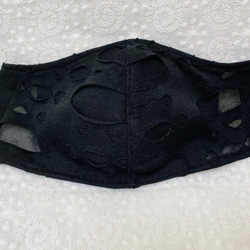 モード系　マット　おしゃれ　かっこいい　布マスク　立体マスク　大きめ　フィルターポケット　メンズマスク 1枚目の画像
