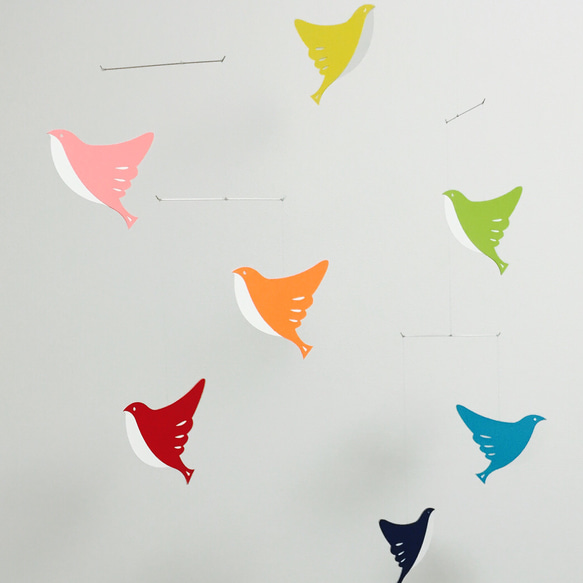 ことりのモビール　HUMMING BIRD 1枚目の画像