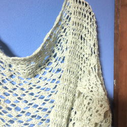 ボレロ　かぎ針編み　袖付き 2枚目の画像
