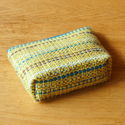 [限量秋季幸運袋]秋季混合色手工編織布手提袋和郵袋套（黃色） 第9張的照片