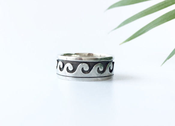 波模様リング 指輪・リング three for five 通販 4287956｜Creema