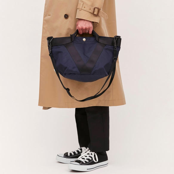 Twill/French tote  S/Navy 4枚目の画像