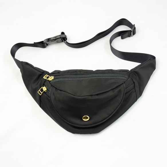 Twill/Fanny pack S/Black 1枚目の画像