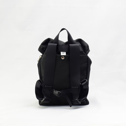 ポリエステルオックス/キッズリュック「Ox/Sac xs」 (Black) 3枚目の画像