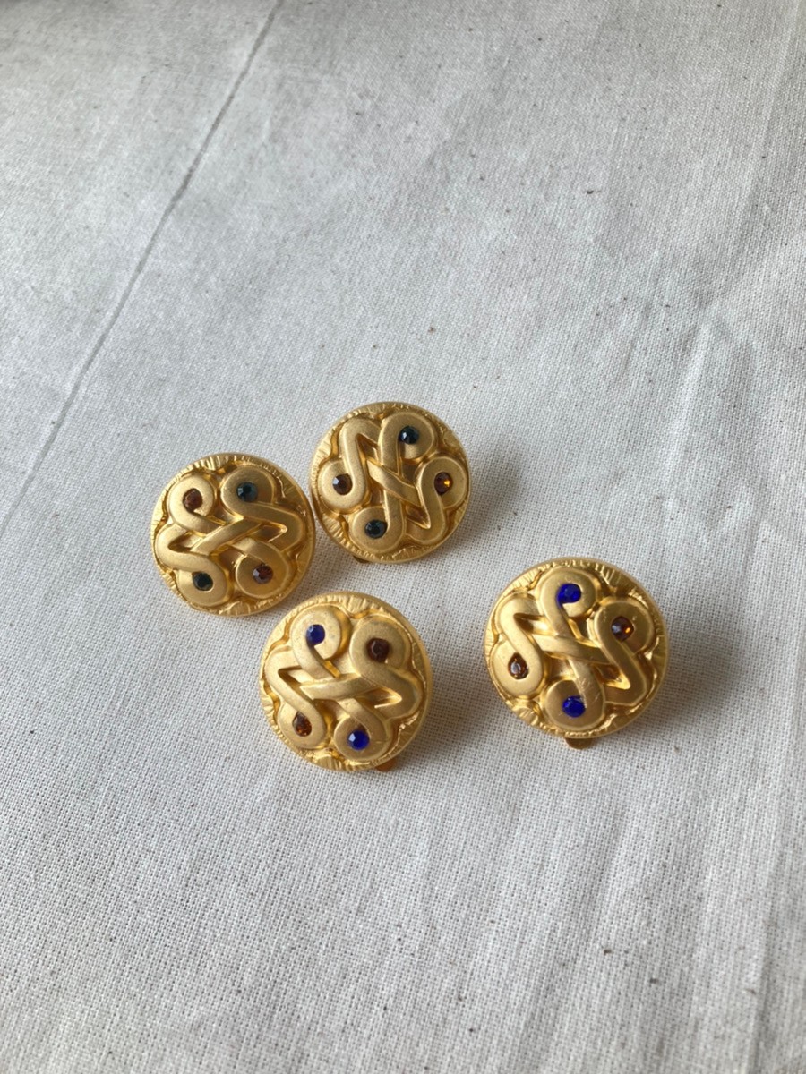 Vintage Earrings ヴィンテージイヤリング＜Blue＞