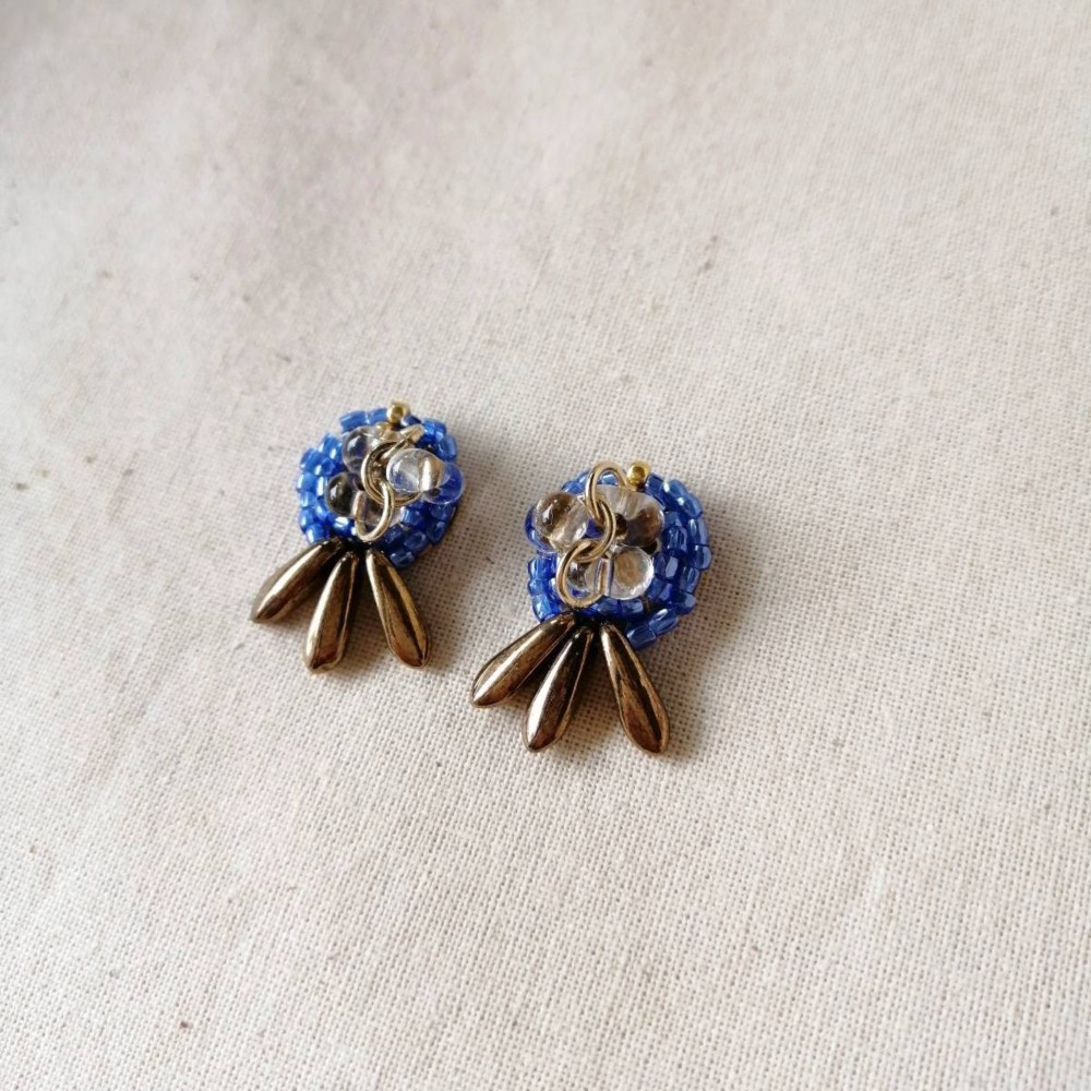 Blue Vintage Pierce/Earring ブルー ヴィンテージピアス/イヤリング