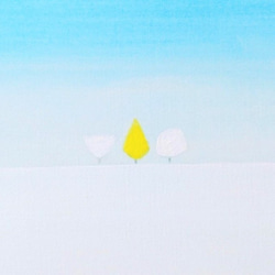 ⛄ ポストカード 【選べる3枚】『きっといいことがある』 冬 雪 北欧風 名言 絵 イラスト アクリル画 ハガキ 3枚目の画像