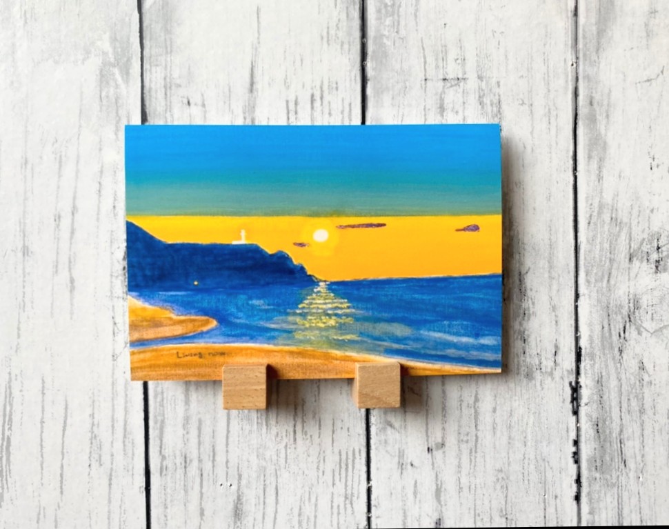 【選べる3枚】『Living now』 ポストカード 海 空 夏 絵 絵画