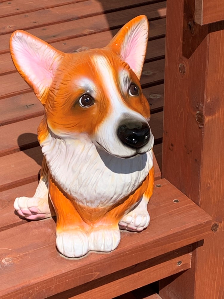 ウェルシュ・コーギー（FRP製オブジェ）