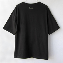 筆算・黒　ビッグシルエットTシャツ 3枚目の画像