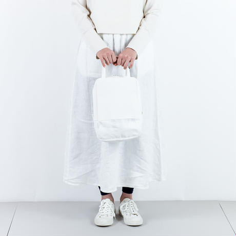 ミニボストンバッグ（B）白