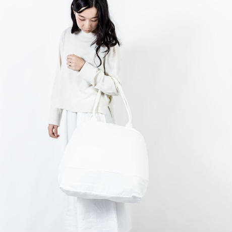 オーバルバッグ（B）白