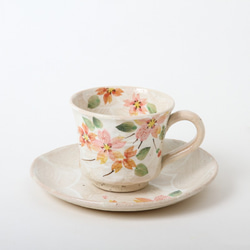 新品/未使用】ポーセラーツ/カップ＆ソーサー2客セット