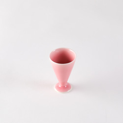 【清水焼】ひとくち杯　ペア（ピンク＆ブルー） 4枚目の画像