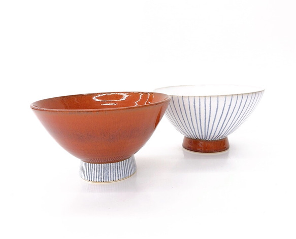 【清水焼】和モダン　飯碗 (単品) 6枚目の画像