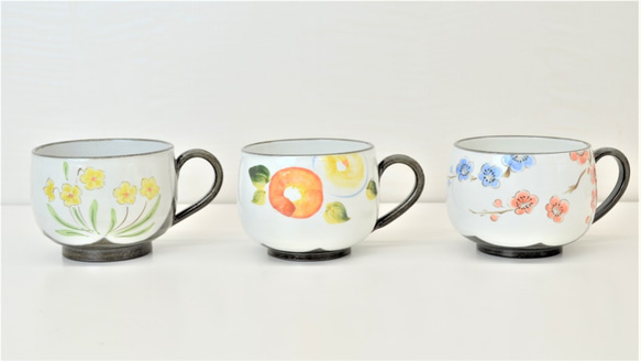 【清水焼】12ヶ月マグ(９月) 2枚目の画像