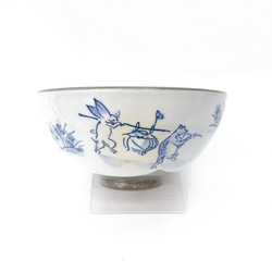 【清水焼】高山寺　飯碗（青） 1枚目の画像