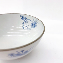 【清水焼】高山寺　飯碗（青） 3枚目の画像