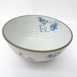 【清水焼】高山寺　飯碗（青） 4枚目の画像