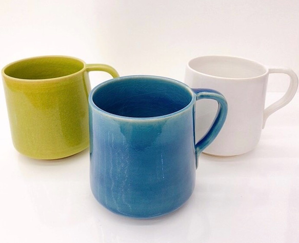 【清水焼】色変わりマグカップ（赤） 6枚目の画像