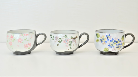 【清水焼】12ヶ月マグ(５月) 3枚目の画像