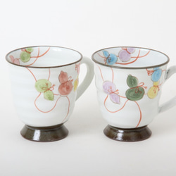 【清水焼】六瓢マグカップ（赤） 3枚目の画像