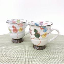 【清水焼】六瓢マグカップ（赤） 4枚目の画像