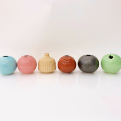 【清水焼】一輪挿し（ピンク） 6枚目の画像