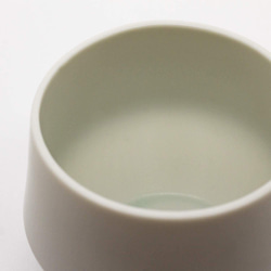 508-0014　湯呑 煎茶 和陶器 和モダン /フラスタム白釉煎茶 4枚目の画像