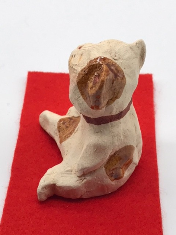 041-0010　置物 インテリア 和陶器 和モダン /猫（おすわり） 2枚目の画像