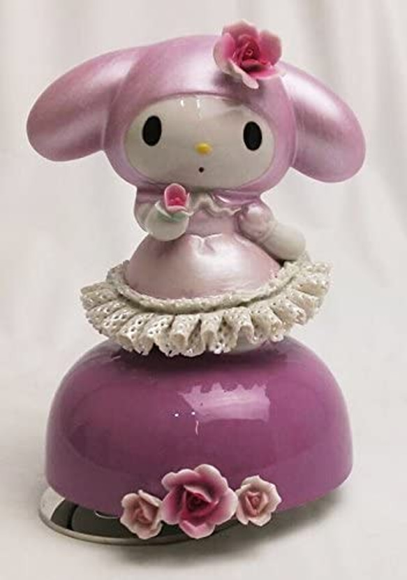 マイメロディ オルゴール サンリオ （ハローキティ 木製