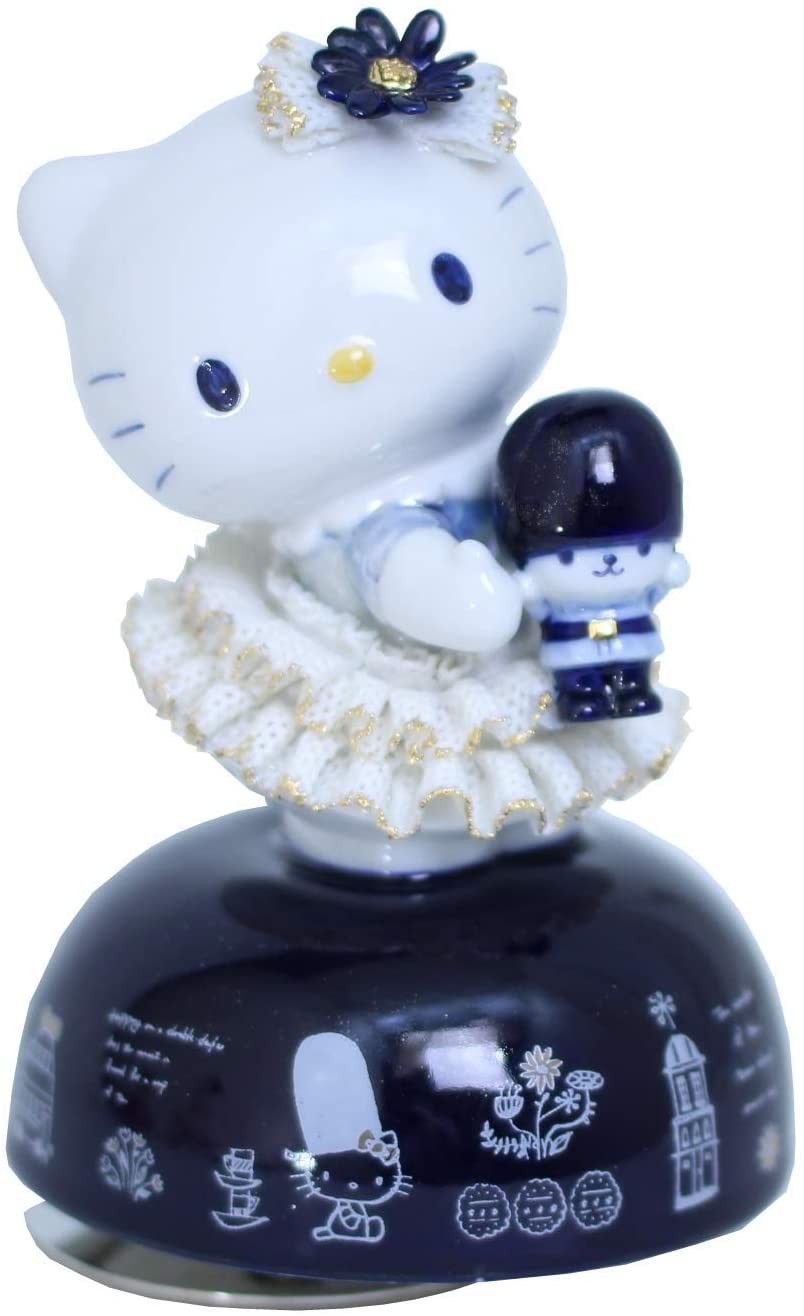TK-SR-2411 B 45th ハローキティ オルゴール イン ロンドン ルリ