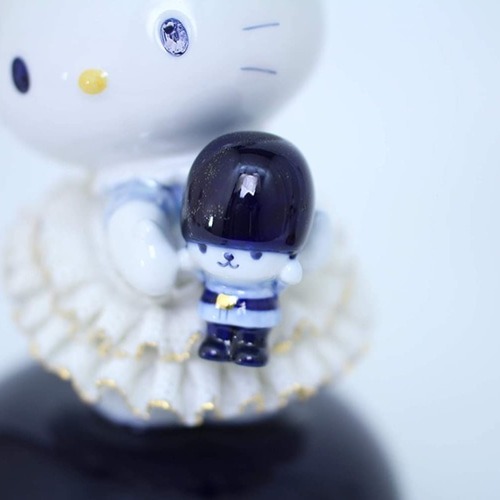 希少！レトロ！サンリオ ハローキティ 手巻きオルゴール