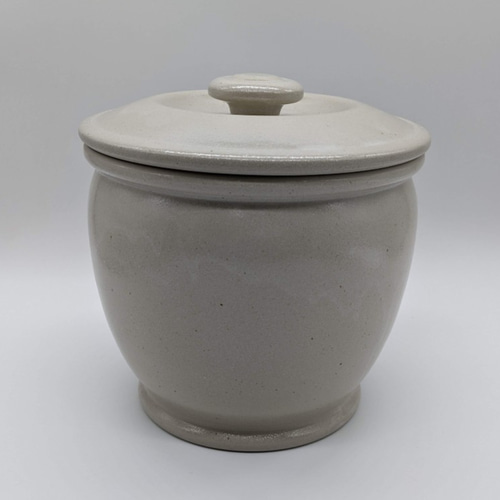 538-0021 甕（かめ）2升（3.6リットル）/オーガニックホワイト その他  