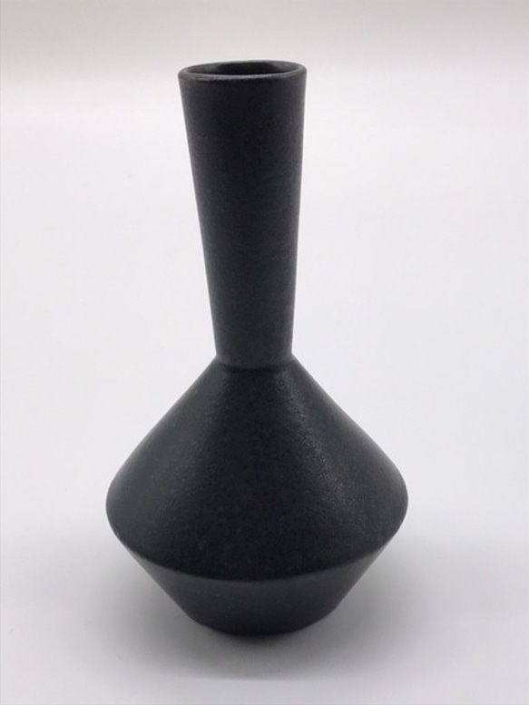 花瓶 花器 フラワーベース 陶器 置物 丸型 白 青 緑 単色