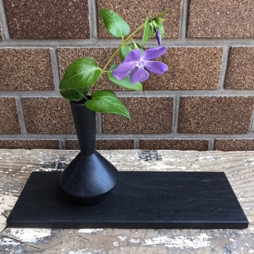 花瓶　置物　陶器　花器 花瓶 モノトーンフラワーベース 陶器 幅8.5×奥行8.5×高さ24cm