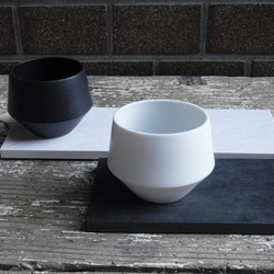 156-0102  長皿 魚焼物皿 楕円皿 サンマ 和陶器 和モダン /JAPAN長角皿(黒) 3枚目の画像