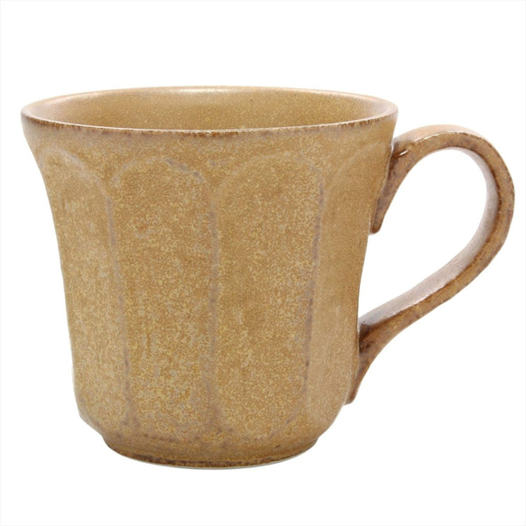 555-0029　コーヒー マグ カップ 和陶器 和モダン /茶練輪花マグ 1枚目の画像