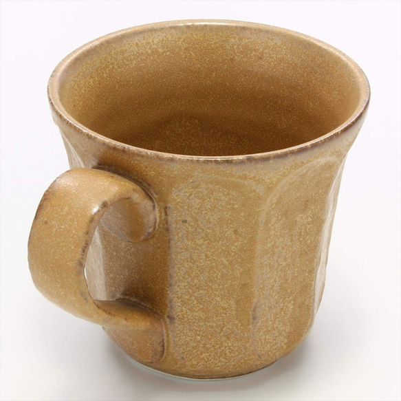 555-0029　コーヒー マグ カップ 和陶器 和モダン /茶練輪花マグ 2枚目の画像