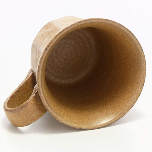555-0029　コーヒー マグ カップ 和陶器 和モダン /茶練輪花マグ 3枚目の画像