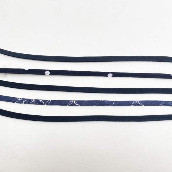 リムーバブルリボンベルト　スタイルアップ　体型カバー　アクセント　ウエストマーク　ワンピース　ワントーンコーデ 6枚目の画像